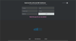 Desktop Screenshot of imcconference.com